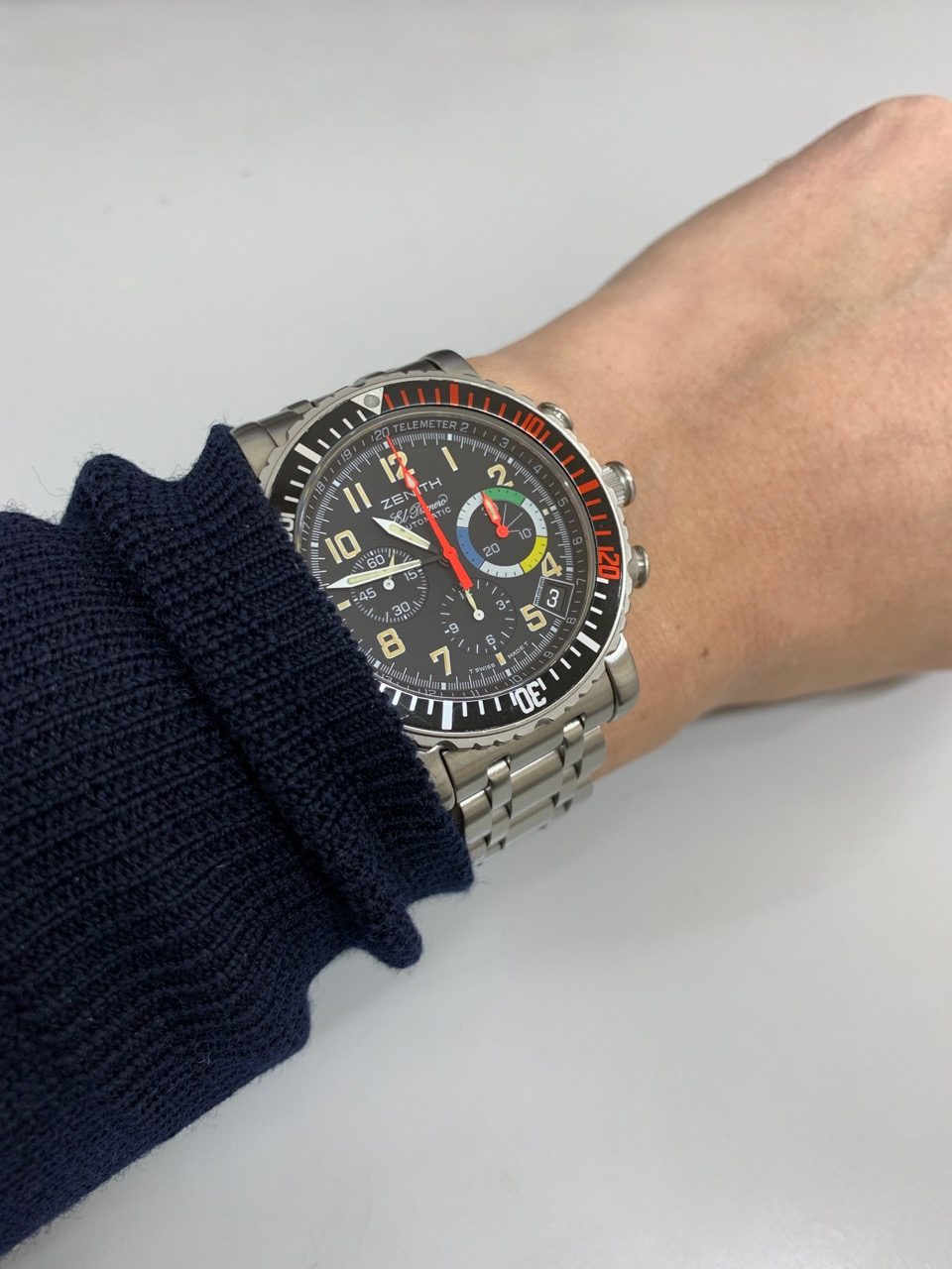 ゼニス ZENITH レインボーフライバック エルプリメロ クロノグラフ 01