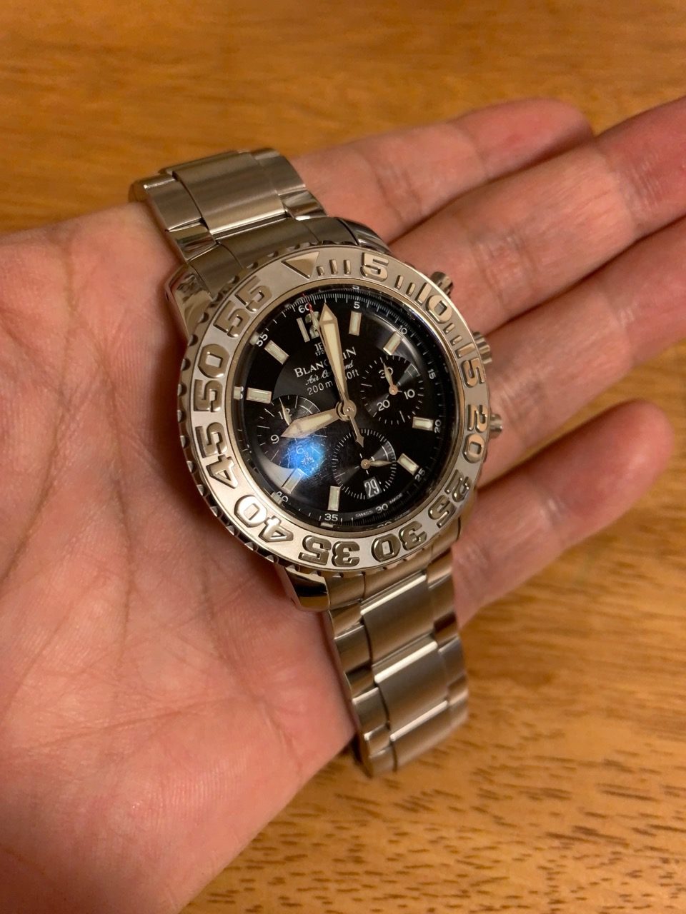 ブランパン トリロジー エアコマンド ジャンク品 レビュー】ブランパン「トリロジー エアコマンド」 ギラつく艶のある